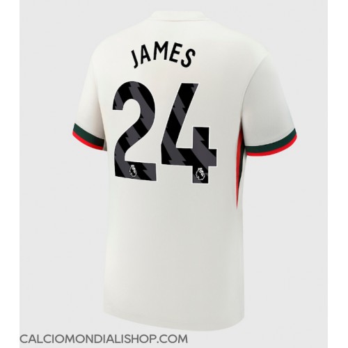Maglie da calcio Chelsea Reece James #24 Seconda Maglia 2025-26 Manica Corta